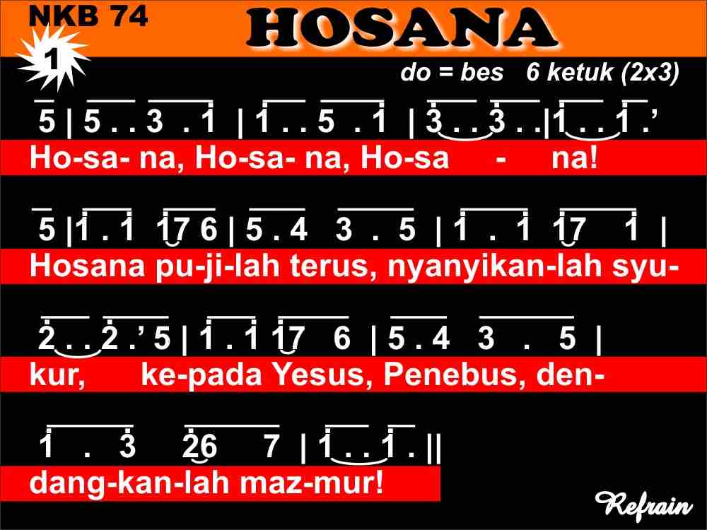 KidungOnline.com - NKB 074 HOSANA